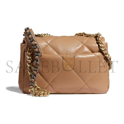 CHANEL 19 BAG SHOULDER BAG AS1160 B04852 NB356 (26*16*9cm)